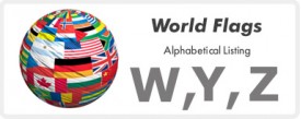 Country Flags, World Flags - W, Y, Z (6)