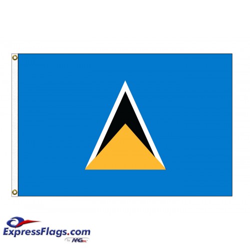 Saint Lucia Nylon Flags (UN, OAS Member)LCA-NYL