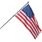 Regal Wall Mount U.S. Flag & Flagpole Sets