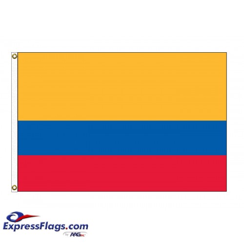 Colombia Nylon Flags  (UN, OAS Member)COL-NYL