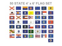 4'x6' 50 State Flag Set - Endura-Nylon