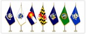 State Flags, U.S. Territory Flags - Indoor Display Sets