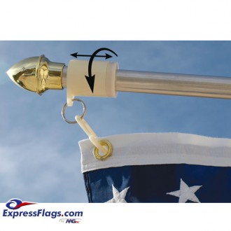 Regal Wall Mount U.S. Flag & Flagpole SetsRFS