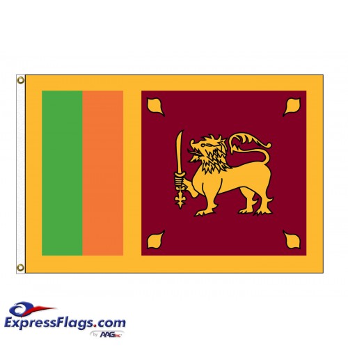 Sri Lanka Nylon Flags (UN Member)LKA-NYL