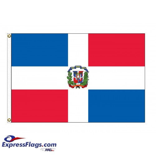 Dominican Republic Nylon Flags - (UN, OAS Member)DOM-NYL