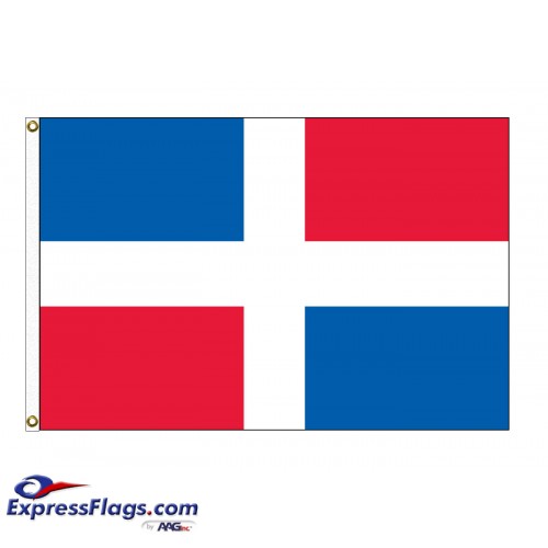 Dominican Republic Nylon Flags - (No Seal)DOM-NYL-2