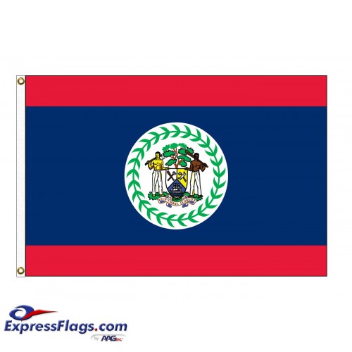 Belize Nylon Flags - (UN, OAS Member)BLZ-NYL