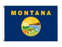 Nylon Montana State Flags