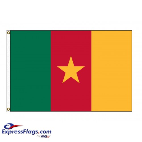 Cameroon Nylon Flags - (UN Member)CMR-NYL